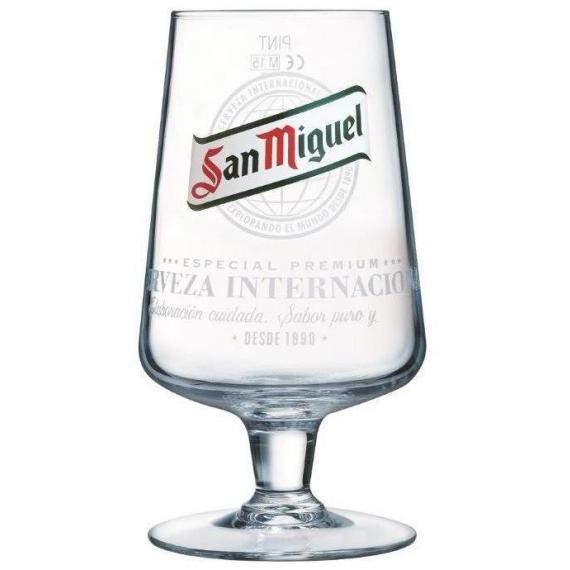 San Miguel Pint Glass