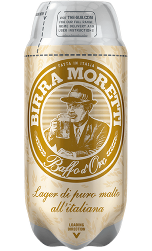 Birra Moretti Baffo d'Oro Sub Keg