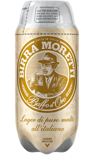Birra Moretti Baffo d'Oro Sub Keg